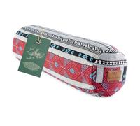 #DoYourYoga Coussin cylindrique pour yoga | 68cm x 22cm | Remplissage d'épeautre bio ou de cosses de sarrasin bio | Housse lavable | Coussin de yoga & siège de méditation | Coussin zafu pour yin yoga