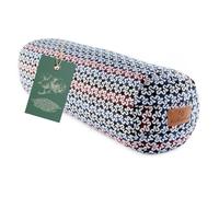 #DoYourYoga Coussin cylindrique pour yoga | 68cm x 22cm | Remplissage d'épeautre bio ou de cosses de sarrasin bio | Housse lavable | Coussin de yoga & siège de méditation | Coussin zafu pour yin yoga