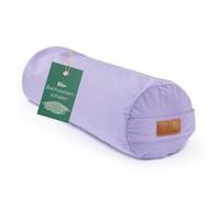 #DoYourYoga Coussin de yoga cylindrique - Rempli de coquilles de sarrasin | 68 cm x 22 cm | Housse lavable | Coussin de yoga et siège de méditation | Coussin Zafu pour Yin Yoga