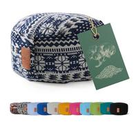 #DoYourYoga Coussin de Yoga »Vishnu« - Idéal pour Yoga, pilâtes et méditations prolongées - Housse retirable & Lavable - Dimension : H 15 cm, D env. 30 cm - Style 1 - Coques d'épeautre