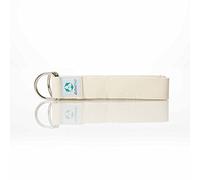 #DoYourYoga ® Sangle de Yoga »Madira« / idéale pour des Postures Difficiles, étirements Extension stabilité Coordination / 100% Coton/Dimensions 250x3,8 cm/Plusieurs Couleurs Disponibles: Beige