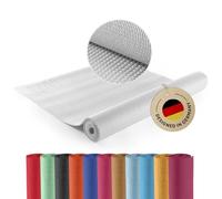 #DoYourYoga - Tapis de fitness « Kirana » en PVC écologique - 183 x 61 x 0,4 cm - Antidérapant & robuste - Tapis de gymnastique idéal pour yoga, pilates - Blanc alpin