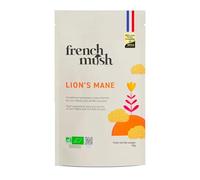 Doypack Poudre Criniere de Lion Champignon Bio - 90g Vegan - Cerveau, Bien-Être, Stabilité Humeur - Se Mélange à Alimentation ou Boisson - Lions Mane Mushroom Testé en Laboratoire - Fabriqué en France