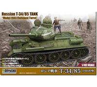 Doyusha T-34/85 Réservoir Russe 1/48 Modèle Plastique