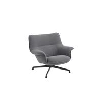 Muuto Fauteuil bas Doze base pivotante Ocean 80-anthracite black