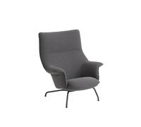 Muuto Fauteuil Doze Rembourré Ocean 80 – Noir Anthracite