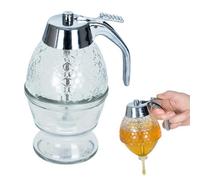 Orion Haushaltswaren Distributeur de miel en verre avec support 250 ml