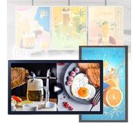 DOZPAL Panneau d'affichage numérique Mural, Lecteur multimédia publicitaire pour Restaurants et centres commerciaux, Machine publicitaire Commerciale, Lecteur vidéo 18.5inch