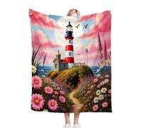 Dozrmey Couverture Plaid Polaire Enfant 130x150 Loutre de Mer, 3D Impression Douce Flanelle Couverture Lit 1 Personnes en Microfibre, Plaid Jeté de Canapé pour Enfants Animaux D192