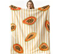 Dozrmey Couverture Plaid Polaire Enfant 130x150 Tableau Jaune, 3D Impression Douce Flanelle Couverture Lit 1 Personnes en Microfibre, Plaid Jeté de Canapé pour Adultes Enfants, AW2648