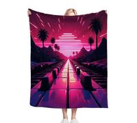 Dozrmey Couverture Plaid Polaire Touches de Piano, Doudou Double Face - Dimension 130x150 cm en Flanelle Duveteuse, Idéale pour Canapé Lit Enfant et Sieste, pour Une Décoration Cosy C224