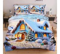 Dozrmey Set de Couette 220x240 Maison, Expérience de Sommeil Enveloppante et Confortable, pour Lits Master et Chambres de Prestige, Housse de Couette + 2 Taies d'oreiller F164