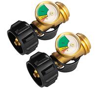 DOZYANT Jauge de Niveau de réservoir de Propane - Détecteur de Fuite pour réservoirs de Propane de 2,3 à 18,1 kg (Lot de 2), Universel pour Barbecue à gaz, Cylindre, Camping-Car et Autres appareils,