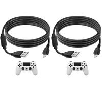 Dozylive 300CM Câbles Micro USB Manette pour PS4 Xbox One Appareils Chargeur (Lot de 2)