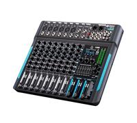 DP-10 Mixer Contrôleur DJ 10 canaux 99 DSP Reverb Recording avec Bluetooth 5.0 Performances professionnelles Musique live