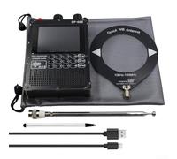 DP-666 TEF6686 Radio numérique AM/FM à ondes courtes avec écran tactile LCD, batterie 5000 mAh, affichage RDS pour voyage et écoute en plein air (Noir)