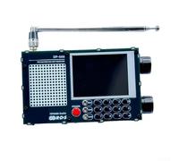 DP-666 TEF6686 Radio numérique portable, récepteur pleine bande haute sensibilité FM AM FM RDS radio à ondes courtes, batterie intégrée de 5000 mAh (noir)