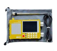 DP-666 Tuner Radio FM AM LW pour MW SW RDS Support 2,8" Écran tactile résistif Clavier Numérique Multi-Langue UI (Jaune)