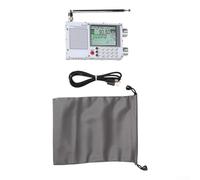DP-666 Tuner radio FM AM LW pour MW SW RDS Support 2,8" Écran tactile résistif Clavier numérique Multi-langue UI (blanc)