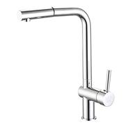 DP Bath Espino - Robinet Mitigeur de cuisine, bec haut amovible chromé