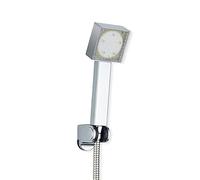 DP Bath Jaspe - Pommeau de douche LED 3 couleurs avec support mural et flexible