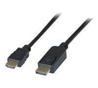 DP1.2 vers HDMI1.4 noir - 2m