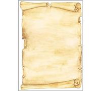 [DP153] sigel Papier design, format A4, 90 g/m2, motif "Parchemin", 100 feuilles