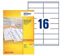 [DP165-100-5] AVERY ZWECKFORM Lot de 5 Boîtes de 1600 étiquettes copieur coin...