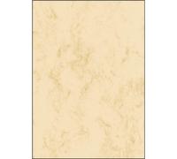 [DP397] sigel Papier à Lettres 21 X 29,7 cm 200G Marbre Beige Clair 50 Feuilles