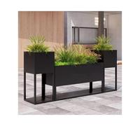 dP3sQ8mXjN Jardinière d'extérieur Boîte à Fleurs d'extérieur, Magasin de thé au Lait avec cloison séparation, bac rectangulaire, Parterre