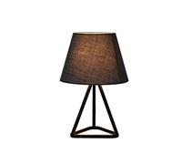 dP3sQ8mXjN Lampe de chevet Lampe de bureau décorative minimaliste en tissu for chambre d'amis, chevet(Noir)