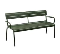 dP3sQ8mXjN Mobilier de Jardin Banc de terrasse extérieur en Alliage d'aluminium avec Dossier, idéal for balcons, Jardins, terrasses et arrière-Cours(Green,140x55x82CM)