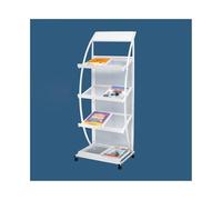 dP3sQ8mXjN Porte-revues sur pied Présentoir à journaux sur pied for brochures, livres, prospectus, rangement vertical, présentoir , mobilier de bureau(Blanc)