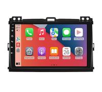 DPBXQ 9" Android 12 2 Din Autoradio Bluetooth Main Libre avec pour Land Cruiser Prado 120 2004-2009 Poste Radio Voiture Soutient USB FM AM Carplay HD Multi-Touch Écran,K1 4 Core WiFi 1G+16G