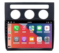 DPBXQ 9" Android 12 2 Din Autoradio Bluetooth Main Libre avec pour Touran 1 2003-2010 Poste Radio Voiture Soutient USB FM AM Carplay HD Multi-Touch Écran,K1 4 Core WiFi 1G+16G