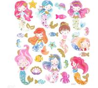 DPCraft Stickers décoratifs Scrapbooking 23 pcs, sirènes