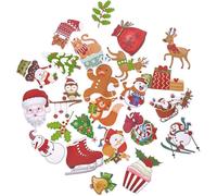 DPCraft Stickers Décorations Scrapbooking Vinyle Joyeux Noël 25 pcs.