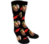 DPDP Chaussette personnalisé avec photo-Cadeaux personnalisés pour hommes femmes