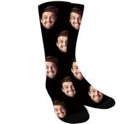 DPDP Chaussette personnalisé photo- Cadeau de Saint-Valentin pour lui/elle, Cadeaux personnalisés pour hommes femmes
