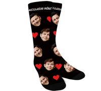 DPDP Chaussette personnalisé photo-Cadeaux personnalisés pour hommes femmes
