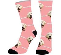 DPDP Chaussette personnalisé photo-Cadeaux personnalisés pour hommes femmes Cadeau de la Saint-Valentin