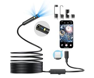 DPduct Caméra Endoscope Double Objectif avec lumière, 7,9 mm 1920p HD (CA-NKJ-ZZ)