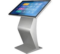 DPDZSW Borne en Libre-Service, Borne Interactive à écran Tactile (21,5"/32"/43") avec Affichage Numérique IPS FHD 1080p, Borne D'information sur Pied pour Centres Commerciaux Et Publicité 21.5Inch
