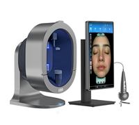 DPDZSW Dispositif D'analyse Cutanée IA pour Visage Et Cuir Chevelu,Imagerie Polarisée Et UV à Multi-lumière,écran Tactile 21,5 Pouces,Visualiseur De Cuir Chevelu,Enregistrements D'images Clients