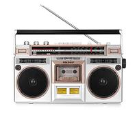 DPDZSW Enregistreur Rétro Nostalgique, Lecteur De Cassette Bluetooth Boombox Portable, Enregistreur De Cassette De Style Années 80, Haut-Parleur Et Microphone Intégrés, Famille/Voyage