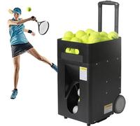DPDZSW Lanceur De Balles De Tennis,Lance-Balles Portable pour Entraînement Et Pratique,Application Et Télécommande Compatibles,Vitesse Et Angle Réglables,Peut Contenir Plus 50 Balles à La Fois
