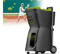 DPDZSW Lanceur De Balles De Tennis Portable, Machine à Tennis Automatique, Machine De Service 100+ Balles, Exercices Préprogrammés Et Personnalisés, Mode D'entraînement Complet