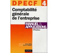 DPECF, numéro 4 : Comptabilité générale de l'entreprise - Manuel et applications