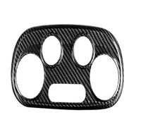 DPEDFVXVMR Bande Décorative Couvercle Contrôle Climatisation Numérique AC Console Centrale Fiber Carbone pour Fiat 500 500C 2008-2024 pour Abarth 595 695 595C 695C 2012-2024 Garniture