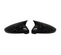 DPEDFVXVMR Coque Rétroviseur pour Jetta 2019-2022 Couvercle De Rétroviseur Latéral Capuchon D'aile Garniture Boîtier Vue Arrière Accessoires en Fiber Carbone Boîtier(Black)